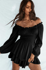 Tiered Swing Skater Romper | Dress In Beauty