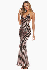 Sexy Backless Sequin Cocktail Dress - Dress In Beauty
