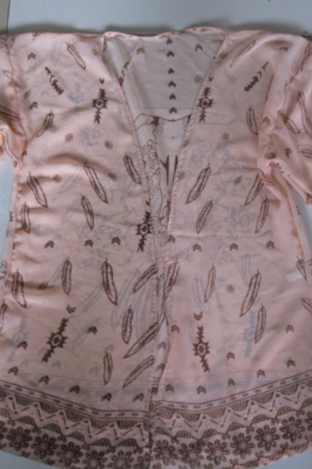 Cow Pattern Chiffon Bikini Cardigan - Dress In Beauty