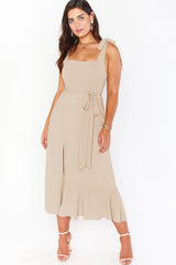Tie Shoulder Boho Midi Dress | Dress In Beauty