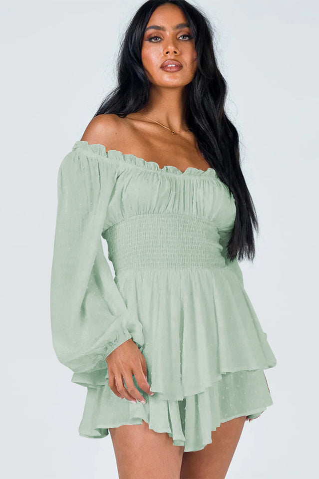skater romper dress Windsor Trendy Twist-Front Skater Romper