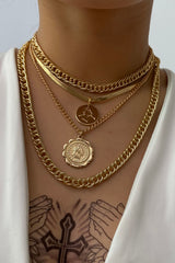 Punk Miami Cuban Choker Necklace - Dress In Beauty
