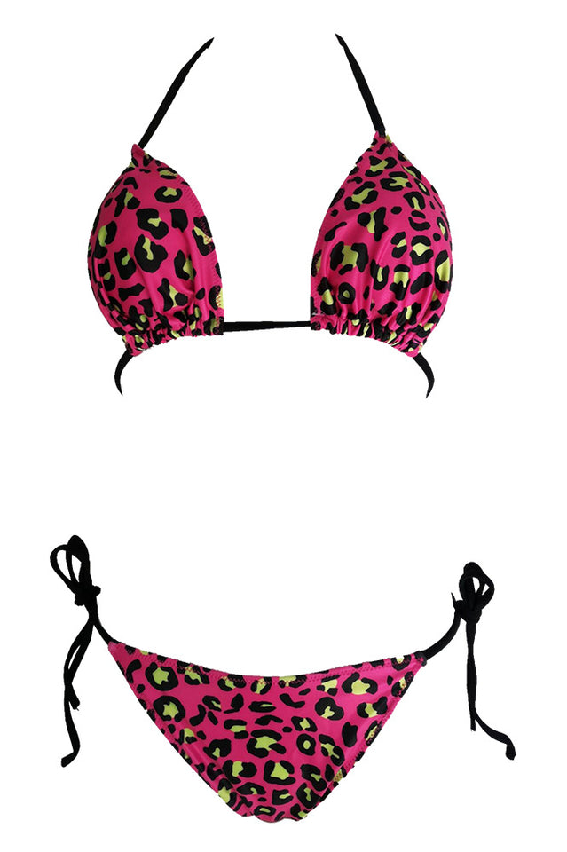Leopard Print Push Up Brazilian Swimsuit - Dress In Beauty