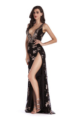 Backless Maxi Sequin Dress - Dress In Beauty