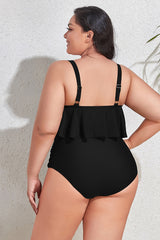 (L-4XL) Floral High Waist Bikini Set | Dress In Beauty