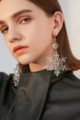 Transparent Snow Earrings - Dress In Beauty