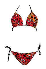Leopard Print Push Up Brazilian Swimsuit - Dress In Beauty