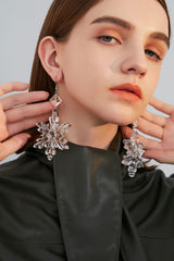 Transparent Snow Earrings - Dress In Beauty