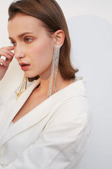 Sparkling Rhinestone Crystal Earrings - Dress In Beauty
