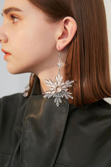 Transparent Snow Earrings - Dress In Beauty