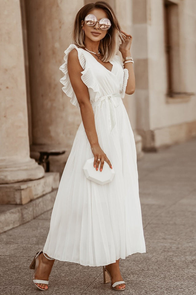 Pleated Maxi Dress | Dress In Beauty