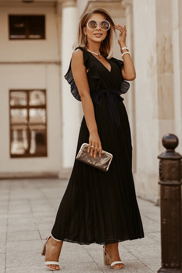 Pleated Maxi Dress | Dress In Beauty