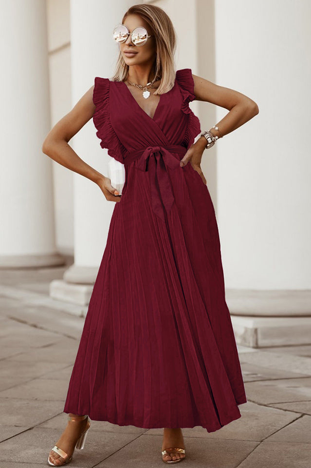 Pleated Maxi Dress | Dress In Beauty