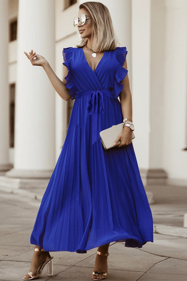 Pleated Maxi Dress | Dress In Beauty