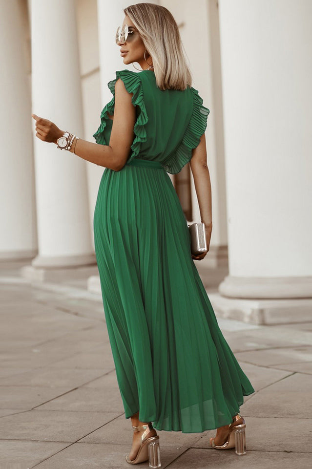 Pleated Maxi Dress | Dress In Beauty