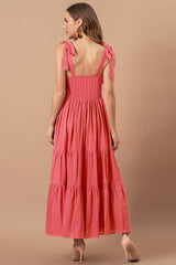 Stripes Neck Sleeveless Summer Dress | Dress In Beauty