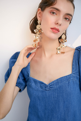 Long Tassel Earrings - Dress In Beauty