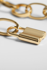Lock Pendant Link Chain Necklace - Dress In Beauty