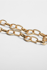 Lock Pendant Link Chain Necklace - Dress In Beauty