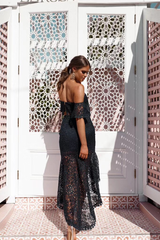 Two Piece Fishtail Lace Dress - Dress In Beauty