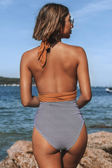 High Waist Bathing Suit S~2XL - Dress In Beauty