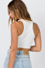 Rhinestone Lace Up Front Crop Top - Dress In Beauty