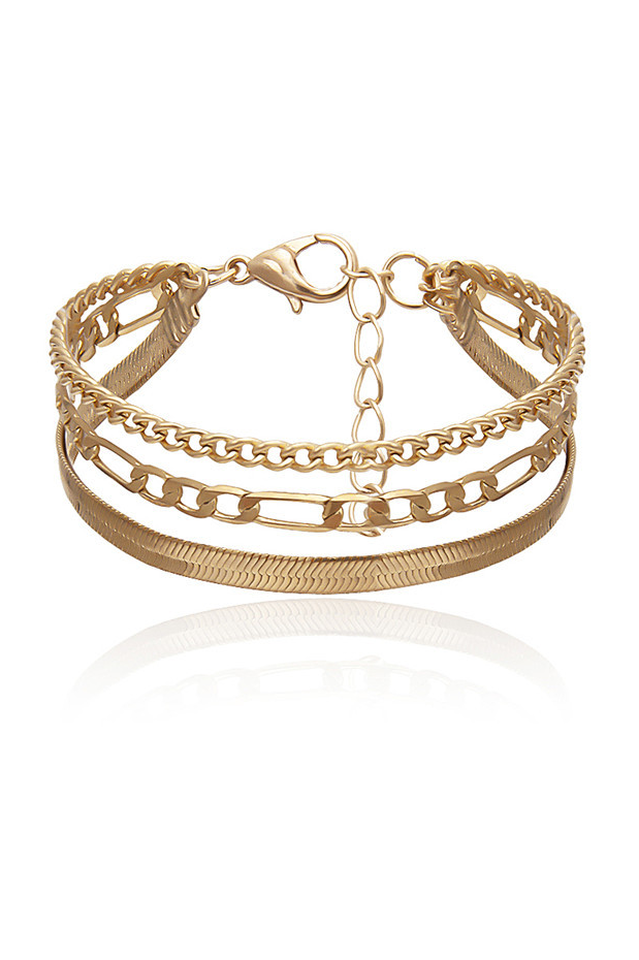 Boho Multi Layer Chain Bracelet - Dress In Beauty