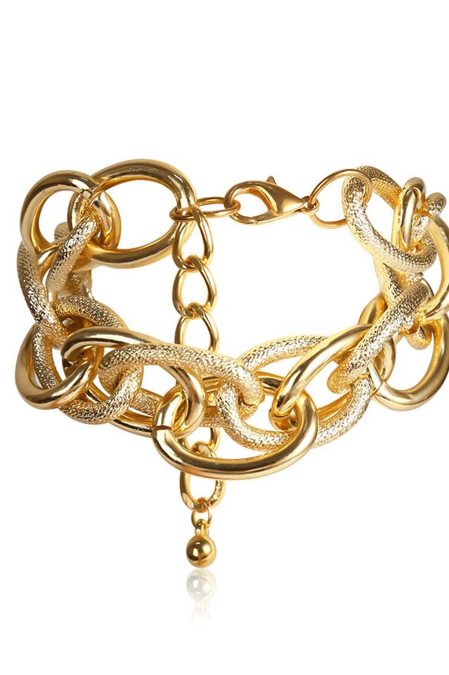 Metal Chunky Chain Bracelet - Dress In Beauty