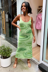 Hockney Midi Dress - Dress In Beauty