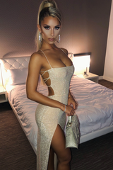 Miley Maxi Sparkle Dress - Dress In Beauty