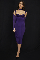 Corset Midi Dress - Dress In Beauty