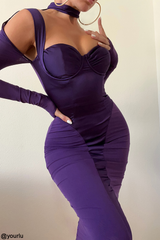 Corset Midi Dress - Dress In Beauty