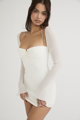 Chiffon Halter Mini Dress | Dress In Beauty