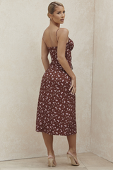 Floral Bustier Midi Dress | Dress In Beauty