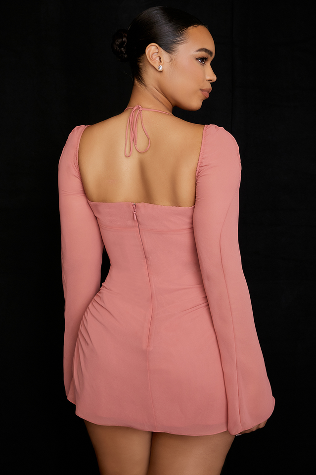 Cutout Halter Mini Dress | Dress In Beauty