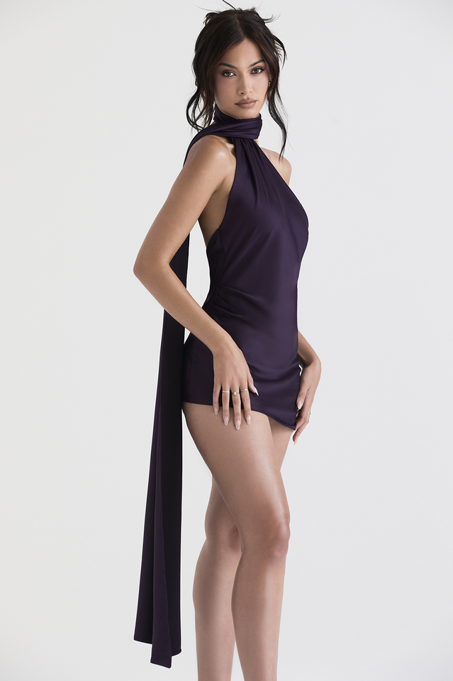 Asymmetric Wrap Neck Dress | Dress In Beauty