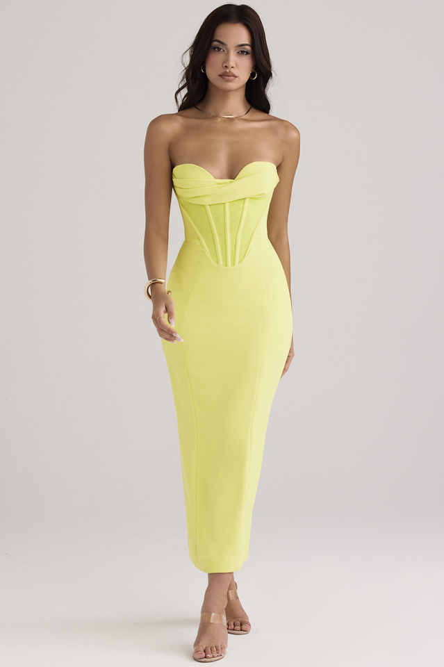 Neon Straptop Tunic Midi Dress | Dress In Beauty