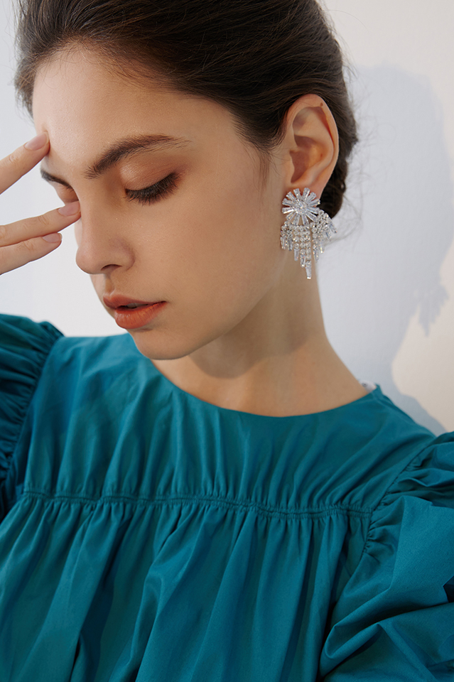 Sparkling Baroque Earrings | Dress In Beauty
