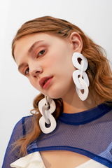 Acrylic Geometric Long Earrings | Dress In Beauty