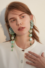 Flower Sequin Earrings | Dress In Beauty