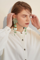 Flower Sequin Earrings | Dress In Beauty