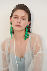 Sequin Tassel Earrings | Dress In Beauty