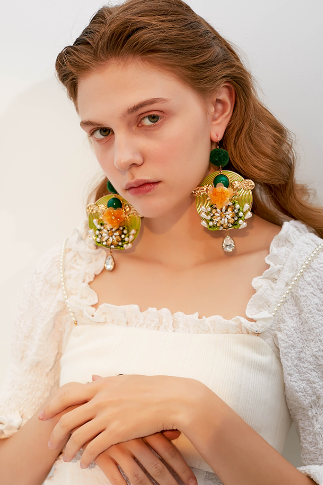 Bohemian Flower Earrings | Dress In Beauty