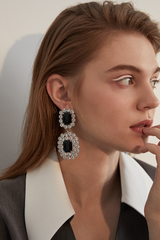 Dimond Dangle Earrings | Dress In Beauty
