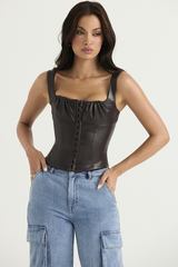 Bitter Chocolate Corset | Dress In Beauty