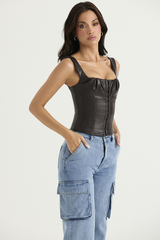 Bitter Chocolate Corset | Dress In Beauty