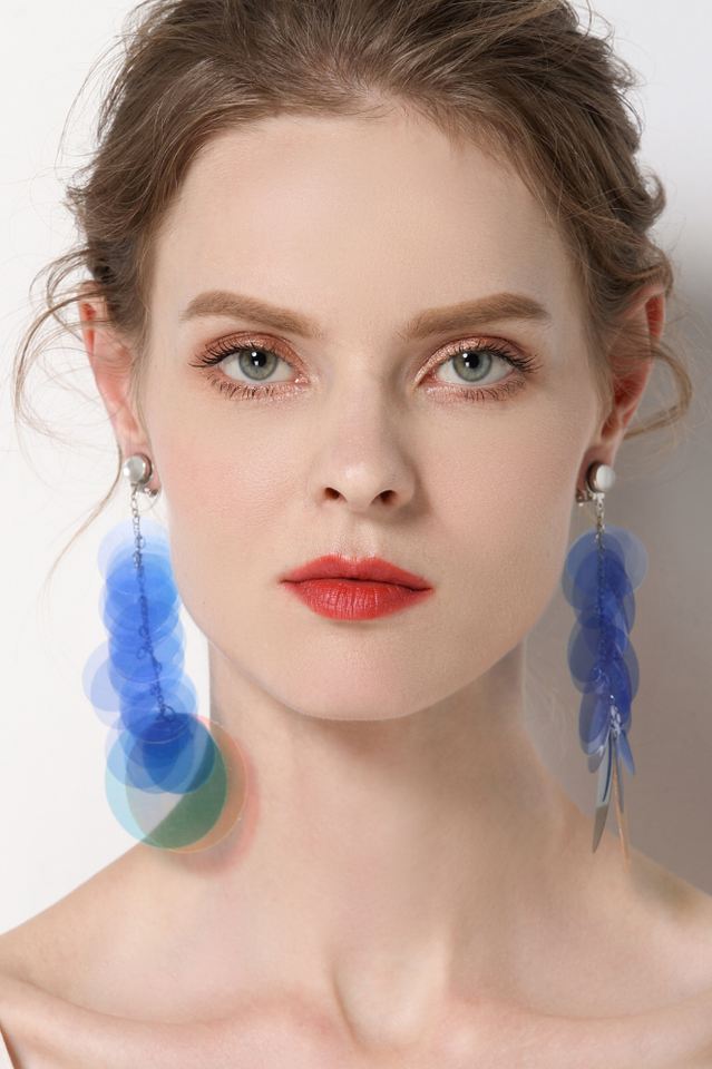Jelly Color Sequin Earrings | Dress In Beauty
