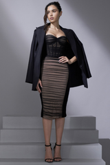 Velvet Soft Net Midi Dress | Dress In Beauty