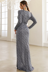 Snakeskin Print Glitter Maxi Dress | Dress In Beauty
