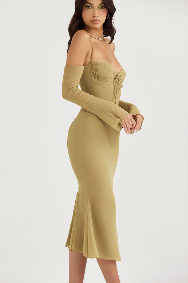 Naomi Halter Midi Dress | Dress In Beauty